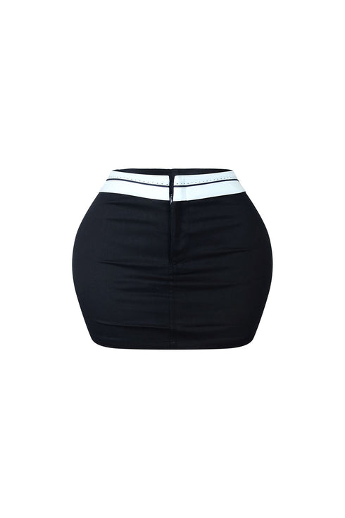 Akira Fold Over Cargo Utility Skirt